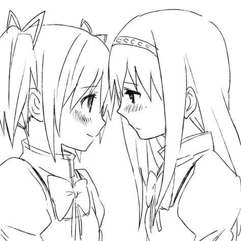 Madoka x Homura #Yuri #ShoujoAi #Cute #PMMM #MSMM #MahouShoujoMadokaMagica #PuellaMagiMadokaMagica #Anime #MadoHomu #HomuHomu #GIF #Kissing #Dream Madoka X Homura, Yuri Gif, Mahō Shōjo Madoka Magica, Mahō Shōjo, Yuri Anime, Puella Magi Madoka Magica, Madoka Magica, Cute Comics, Anime Comics