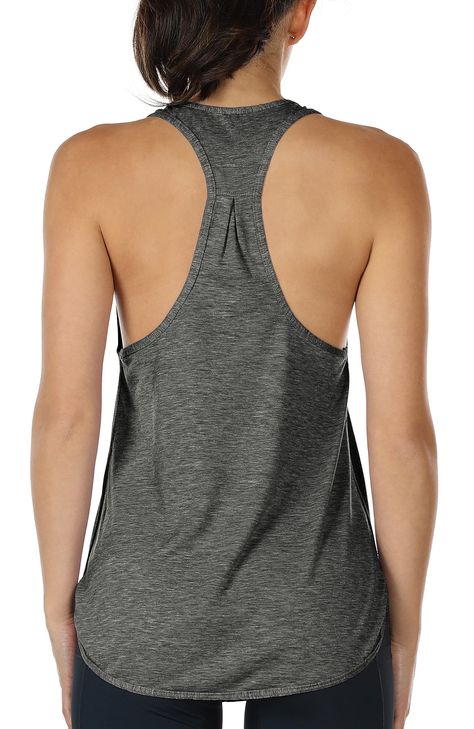 PRICES MAY VARY. √ Racerback style with bound edges and flatlock seams √ This Women's Training Tank is ideal for your workout. Lightweight, sweat-wicking fabric helps keep you dry √ Dropped back hem for enhanced coverage √ Soft to the touch, quick drying and lightweight, the icyzone Women's Running Tank is ideal for your everyday training runs √ Please check our size chart before purchasing if you are the first time to buy this product. Enter our store to find the matching part: sports bra, yoga Athletic Women, Running Tanks, Running Tank Tops, Running Shirts, Yoga Tops, Workout Tanks, Workout Tank Tops, Tops For Women, Running Women