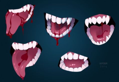 Mouth With Tongue Out Drawing, How To Draw Blood, Blood Reference, Tongue Drawing, Blood Drawing, Drawing Blood, Teeth Art, Mouth Drawing, Desain Editorial