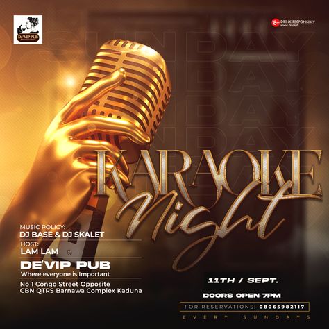 #karaoke #flyer #flyerdesign Concert Flyer Design Inspiration, Karaoke Background, Karaoke Night Flyer, Insurance Poster, Club Posters, Dj Event, Coffee Advertising, Graphic Design Inspiration Poster, Concert Poster Design