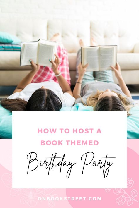 How To Throw a Book Themed Birthday Party – So, you want to throw a big birthday bash that celebrates your love of literature? You're in the right place. Today I’m going to talk you through how to plan, invite and throw a literary birthday party that suits your bookish style. Whether it's yours, a friend or a family member's birthday, we're sure this guide will inspire your party from beginning to end. Read now for book themed birthday party ideas for adults & kids or save for later! Birthday Party For Adults, Bookworm Party, Book Themed Birthday Party, Bookish Style, Book Birthday Parties, Book Themed Party, Bookworm Problems, Adult Party Themes, Reading Themes