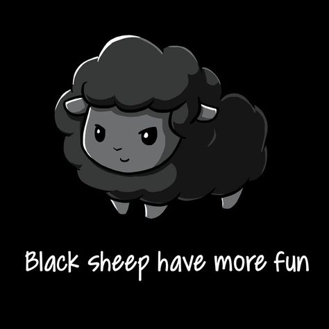 Black Sheep Quotes, Black Sheep Tattoo, Sheep Tattoo, Sheep Drawing, Sheep Cartoon, Black Sheep Of The Family, Sheep Art, Coffee Pictures, Cute Sheep