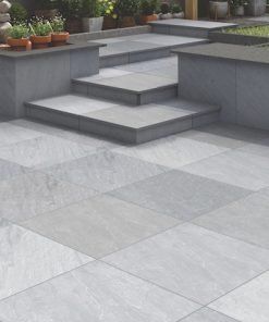 Ardesia Porcelain Paving Paving Tiles, Tiles Uk, Outdoor Porcelain Tile, Porcelain Slab, Porcelain Paving, Coloured Grout, Pergola Ideas, Garden Inspo, Garden Paving