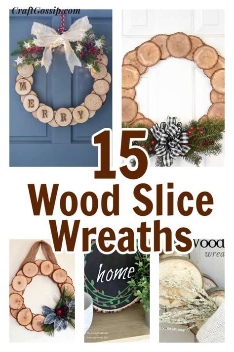 Diy Rustic Wreath, Living In Nature, Wood Wreaths, Rustic Wreaths, Christmas Diy Wood, Circle Crafts, Wooden Christmas Crafts, Candles Diy, Wood Wreath