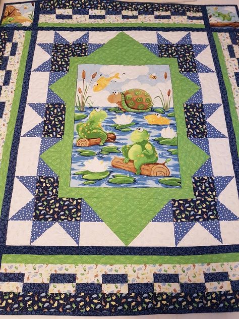 Baby Quilt Panels, Free Baby Quilt Patterns, Kid Quilts Patterns, Wildlife Quilts, Boys Quilt Patterns, Panel Quilt Patterns, Fabric Panel Quilts, Quilting Designs Patterns, Quilt Square Patterns