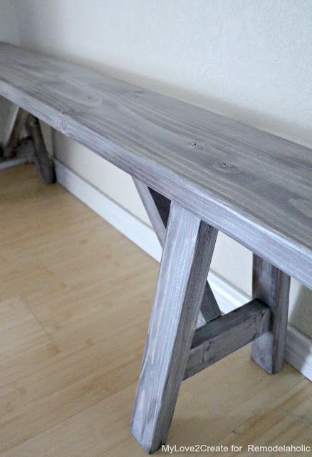 Easy Diy Bench, Diy Farmhouse Bench, Diy Bench Seat, Diy Bank, Farmhouse Bench Diy, Diy Wood Bench, Advanced Woodworking Plans, Used Woodworking Tools, Farmhouse Bench