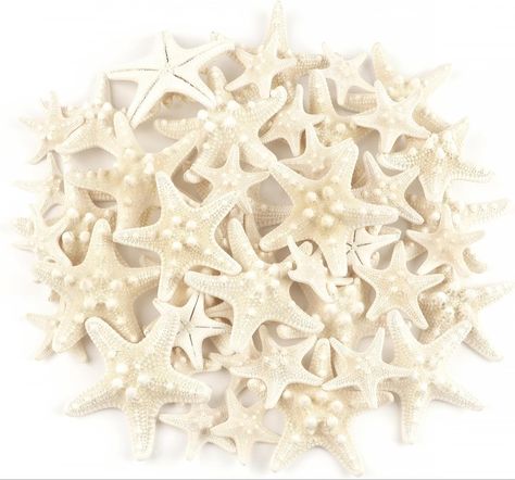 Amazon.com: Jangostor 48 PCS Starfish, Mixed Starfish 1" to 2" and 2" to 3" Knobby Starfish Natural Seashells Starfish Perfect for Wedding Decor Beach Theme Party, Home Decorations, DIY Crafts, Fish Tank : Home & Kitchen Wreath Arrangements, Shell Wreaths, Beach Table Decorations, Wedding Decor Beach, Fishing Themed Wedding, Beach Theme Party, Candle Votives, Sailboat Decor, Beach Wedding White