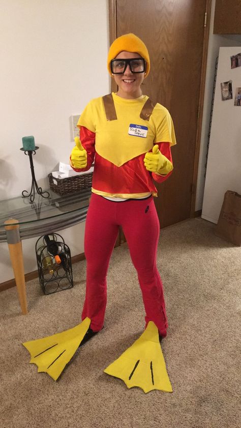 Scuba Steve Halloween 2017 (: Scuba Steve Costume Diy, Scuba Steve Costume, Steve Costume, Scuba Steve, Superhero Cosplay, Cute Couple Halloween Costumes, Diy Halloween Costumes Easy, Costume Diy, Spirit Week