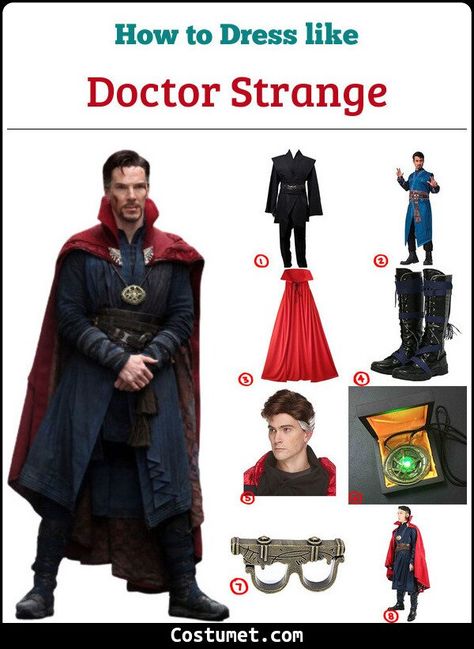 Dr Strange Halloween Costume, Doctor Strange Costume Diy, Diy Dr Strange Costume, Doctor Strange Outfit, Diy Marvel Costumes, Doctor Strange Halloween Costume, Superhero Outfit Ideas, Marvel Disneybound, Doctor Strange Costume