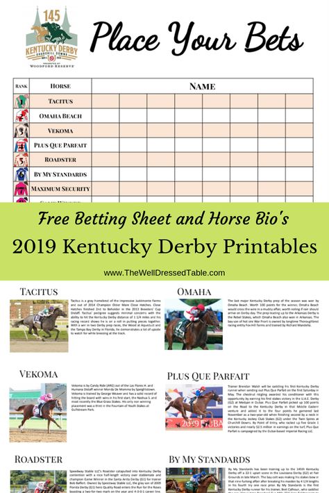 Check out these kentucky derby betting boards. These derby printables are perfect for anyone looking for derby betting ideas. These kentucky derby printables will add to any derby party ideas. This post also includes great last minute derby decorations. Derby Betting Ideas, Derby Betting Board, Kentucky Derby Betting Board, Kentucky Derby Betting Ideas, Night At The Races Fundraiser Ideas, Kentucky Derby Games For Adults, Kentucky Derby Fundraiser, Kentucky Derby Games, Kentucky Derby Betting