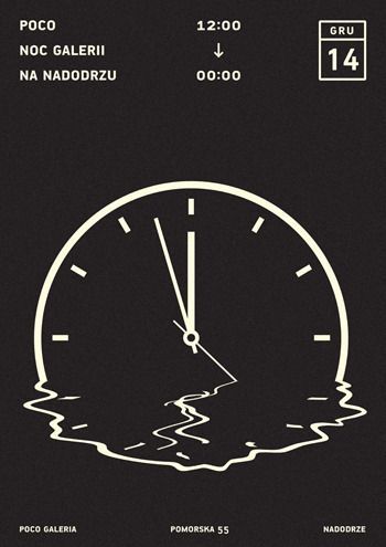 FUCKYOU.DESIGN Night Graphic Design, Maths Poster, Clock Poster, Clock Logo, Open Picture, Open Logo, Poster Grafico, Melting Clock, Graphisches Design