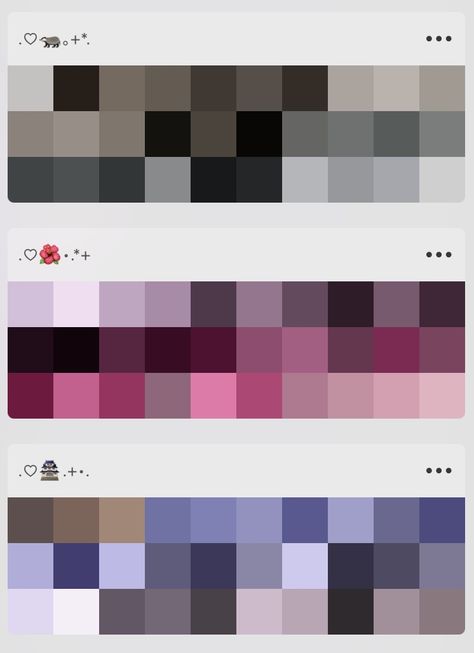 Discord Role Color Palette, Gacha Life Color Palette, Y2k Color Palette Dark, Grunge Color Pallete, Procreate Color Palette Aesthetic, Acubi Color Pallet, Darker Color Palette, Procreate Color Palletes, Dull Colors Palette