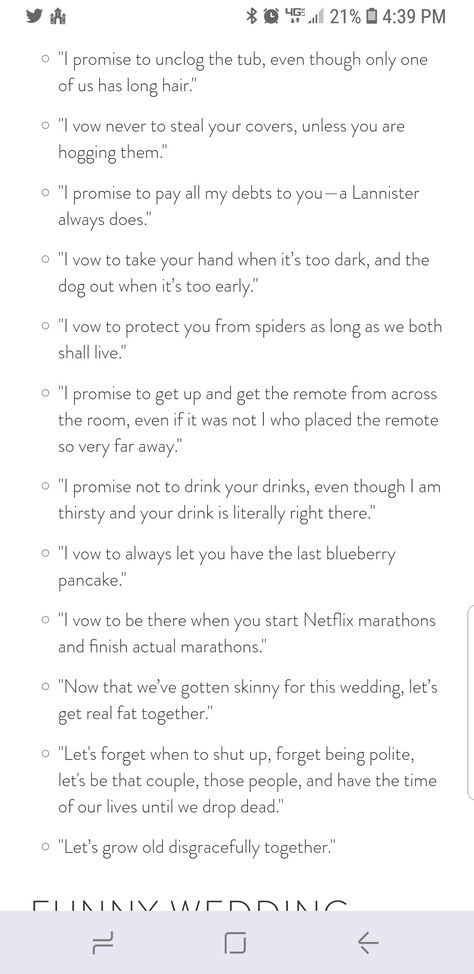 Cute And Funny Wedding Vows, Wedding Vows I Promise, Vows From Bride To Groom, Group Vow Wedding, Community Vow Wedding, Marriage Vows To Husband Funny, Godly Vows To Husband, Wedding Vow Outline Template, Vow Renewal Vows To Husband Funny