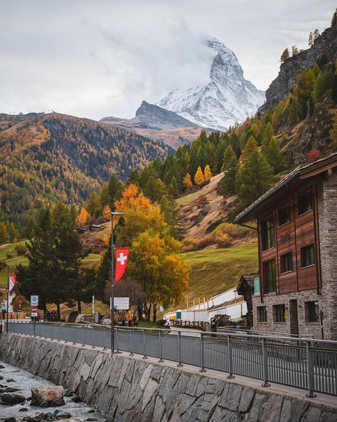 different viewpoints of the Matterhorn around Zermatt 🇨🇭 ••• October 2022 📸: #fujifilmxt30 Switzerland Matterhorn, Matterhorn Painting, Riffelsee Zermatt, Zermatt Matterhorn, Matterhorn Switzerland, The Matterhorn, October 2022, Zermatt, August 19