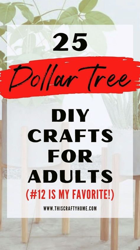 If you're looking for some affordable and charming farmhouse decor, look no further than these 25 amazing crafts that you can make with items from the Dollar Tree. From wreaths to centerpieces to wall art, these projects are easy and totally stylish. So get your crafting supplies ready and let's get started! Dollar Store Ideas, Halloween Decor Diy, Dollar Tree Ideas, Dollar Tree Hacks, Dollar Store Diy Projects, Diy Crafts For Adults, Dollar Store Hacks, Store Hacks, Amazing Crafts