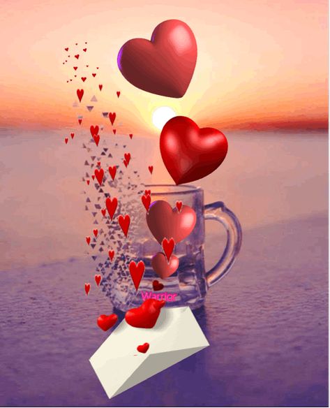 Animated Hearts Gif, Love You Gif Images, I Love You Images Cute, Heart Images Romantic, Beautiful Heart Pictures, Emoticon Love, I Love You Animation, Good Morning Love Gif, Coeur Gif