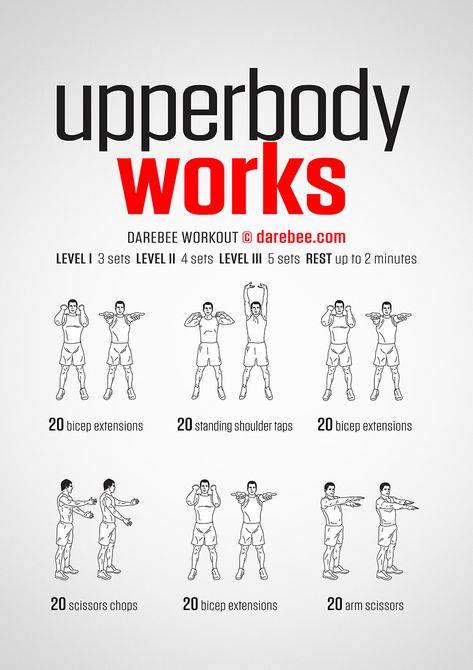 Upper body workout by Darebee Upper Body Darebee, Darebee Upper Body Workout, Upper Body Bodyweight Workout, Bodyweight Upper Body Workout, Upper Body Workout Gym, Full Upper Body Workout, Beginner Pilates, Arm Workout Women, Pilates Video