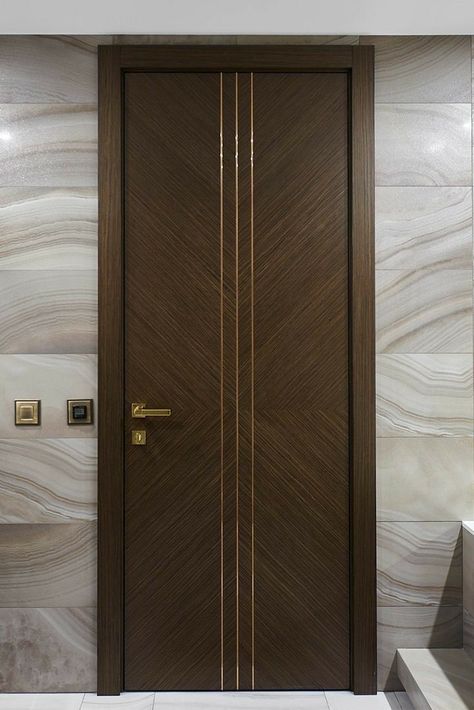 Room Door Design Modern Wood, Door Design Modern Interior, Modern Door Design Interior, Door Designs Modern, Flush Doors Design Modern, Modern Door Design, Latest Door Designs, Flush Door Design, House Front Door Design