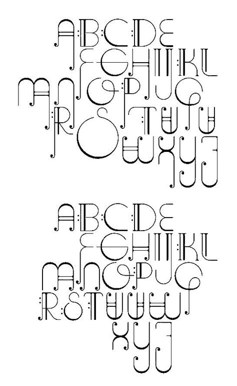 Creative Lettering Alphabet, Cool Letter Fonts, Creative Lettering Fonts, Music Lettering, Music Font, Interesting Fonts, Cool Fonts Alphabet, Type Writers, Letras Cool