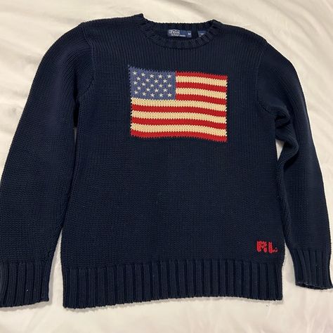 Ralph Lauren Polo American flag sweater American Flag Sweater, Polo Ralph Lauren Kids, Polo Ralph Lauren Sweater, Ralph Lauren Kids, Stockholm Style, Clothes Wishlist, Stockholm Fashion, Boys Sweaters, Polo Sweater