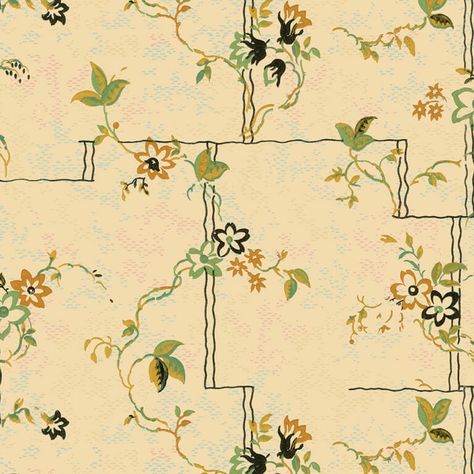 53 designs of 1930s wallpaper now available from Bradbury and Bradbury - Retro Renovation 1930s Wallpaper, 1920s Wallpaper, Arts And Crafts Wallpaper, Vintage Wallpaper Patterns, Art Deco Fabric, Victorian Wallpaper, Retro Renovation, Art And Craft Design, Art Deco Wallpaper