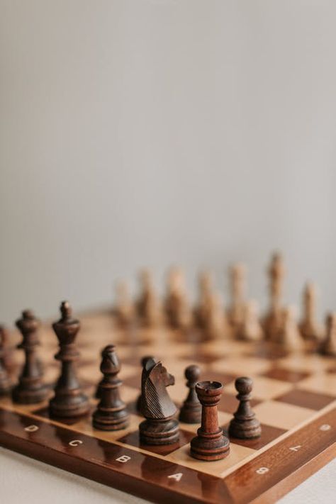 Chess Pieces on the Chess Board · Free Stock Photo Chess Club, Go Game, The Queen's Gambit, Cribbage Board, Travel Tech, Inspiration Photos, Photography Games, Travel Games, Chess Pieces