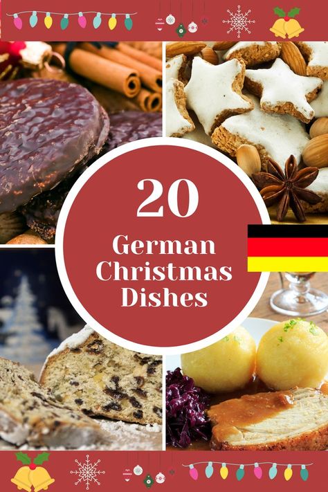 Top German Christmas Dishes German Christmas Food Traditional, German Christmas Desserts, Christmas Traditions In Germany, German Christmas Market Food, Traditional German Christmas, Traditional Christmas Desserts, Easy German Recipes, German Christmas Traditions, German Christmas Food