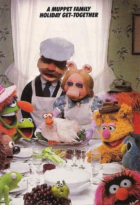 Muppet's Thanksgiving Epi Y Blas, Freedom From Want, Die Muppets, Thanksgiving Games For Adults, Sesame Street Muppets, Minute To Win It Games, Fraggle Rock, Rainbow Connection, The Muppet Show