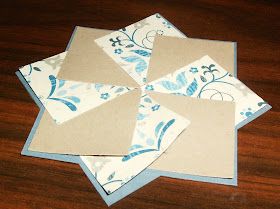 How To Make Pinwheels, Card Making Ideas For Beginners, Pinwheel Tutorial, Stamping Techniques Card Tutorials, Patchwork Cards, Handmade Greeting Card Designs, Crafting Corner, Pinwheels Paper, Fancy Fold Card Tutorials