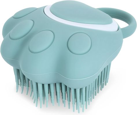 PRICES MAY VARY. 【Soft Silicone Material】our pet dog bath brush comb is made of quality food grade silicone, which has the advantage of High-temperature proof, easy to clean, and quick-drying. Our silicone rubber bathing brush can bring good interaction for you and your dog or cat to massage her skin, remove the dust, loose and shedding her hair. 【Comfortable Massage Feelings】With shampoo dispensing design, the dog massage brush not only can provide a quick and thorough washing of your pets but Mini Pinscher, Dog Spa, Shampoo Dispenser, Cat Bath, Pet Grooming Tools, Massage Brush, Dog Grooming Supplies, Dog Cleaning, Pet Brush