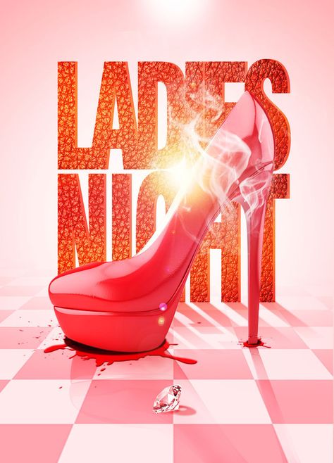 Club Flyer Backgrounds Blank, Ladies Night Out, Ladies Background, Ladies Night Poster, Ladies Night Ideas, Night Poster Design, Ladies Night Flyer, Peaky Blinders Theme, Ladies Night Party