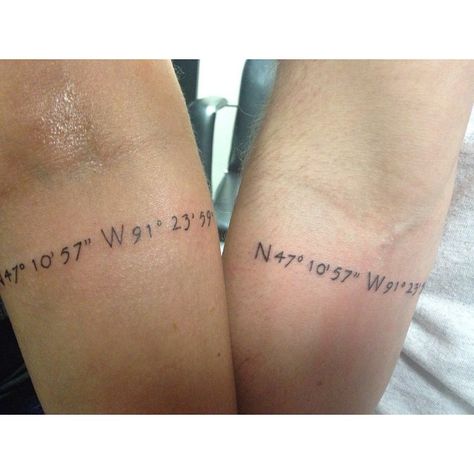 16 Beautiful Tattoos For Couples That Are Actually Awesome And Won't Make You Throw Up A Little In Your Mouth — PHOTOS Him And Her Tattoos, God Tattoos, St. Croix, Dainty Tattoos, Romantic Gestures, All Things Cute, Matching Tattoos, Couple Tattoos, Get A Tattoo