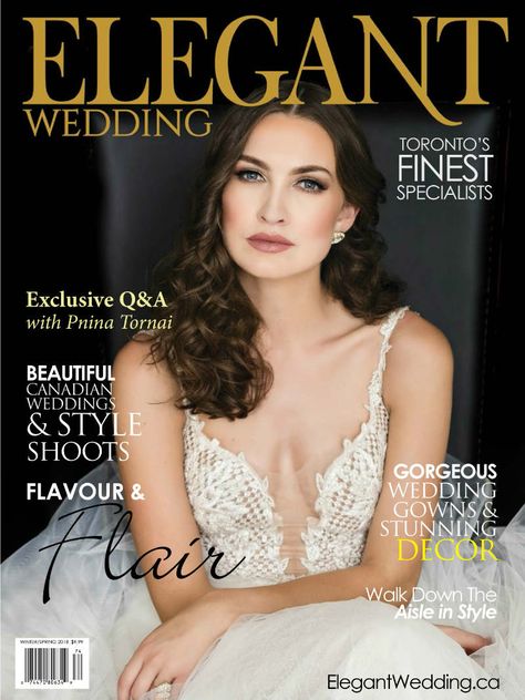 Elegant Wedding Magazine Toronto Cover | Winter/Spring 2018 | Wedding Magazines, Wedding Magazine Covers, Bridal Magazine, Bridal Magazine Cover Bridal Magazine Cover, Wedding Magazine Cover, Wedding Flavors, Vintage Winter Weddings, Wedding Magazines, Wedding Toronto, 2016 Wedding Dresses, Blush Bridal, Bridal Magazine