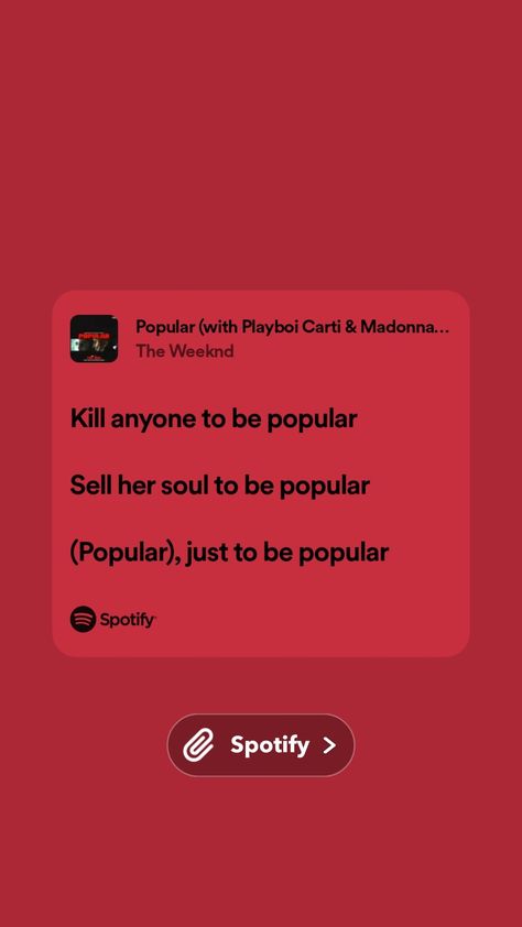 Popular The Weeknd Spotify, Popular Lyrics The Weeknd, Popular Weekend Song, Popular The Weeknd, Weeknd Core, Madonna Aesthetic, Popular Lyrics, Popular Song Lyrics, Weekend Song