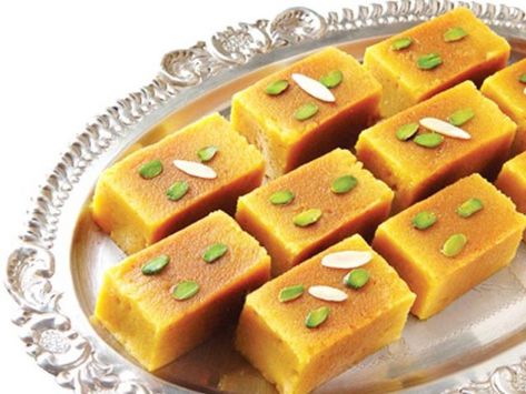 Mysore Pak Traditional South Indian Dessert Mysore Pak, Easy Indian Dessert, Diwali Sweets Recipe, Dinner Party Desserts, Chicken Casserole Easy, Dessert Candles, Rich Desserts, Pumpkin Bars, Indian Dessert Recipes