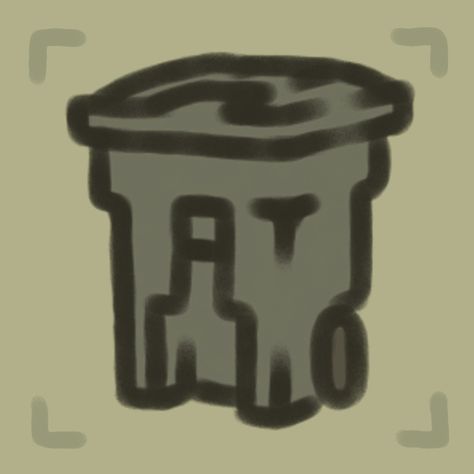 I made this desktop icon for the trash can after a follower on instagram suggested it. I figured the icon would be more interesting if I drew something different than the usual office trash can. I hope you like it. I have already added this, and all the other icons I have posted, to my free desktop icon pack, link is in my bio if you are interested! Trash Icon Aesthetic, Icons For Computer, Trash Can Drawing, Desktop Icons Aesthetic, Aesthetic Desktop Icon, Free Desktop Icons, Trash Icon, Recycle Bin Icon, Office Trash Can