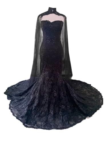 Goth Wedding Dresses, Black Wedding Dress Gothic, Dresses For Bride, Strapless Wedding Gown, Boho Wedding Gowns, Beach Wedding Gown, Beach Bridal Gown, Gothic Wedding Dress, Tulle Wedding Gown