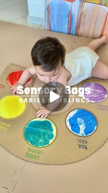 Infant Sensory Board, Infant Outside Activities, Infant Diy Activities, How To Make A Sensory Board, 9 Months Activities Baby, Large Motor Activities For Infants, Fine Motor Skills Activities For Babies, Infant Room Activities, Infants Activity Ideas