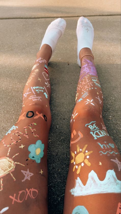 Summer Legs, Leg Painting, Leg Art, Rare Features, Summer Picture Poses, Summer Painting, Summer Fun List, Summer Goals, Summer Friends