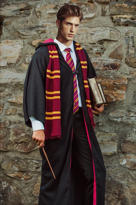 Harry Potter Fancy Dress, Harry Potter Gryffindor Robe, Harry Potter Uniform, Harry Potter Kostüm, Harry Potter Robes, Whomping Willow, Harry Potter Halloween Costumes, Harry Potter Dress, Festa Harry Potter