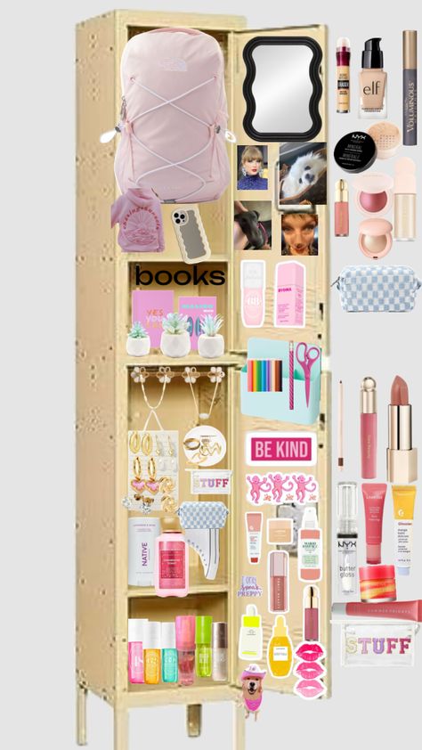 dream locker! Middle School Lockers, School Lockers, Back To School Essentials, School Essentials, Middle School, Lockers, Back To School