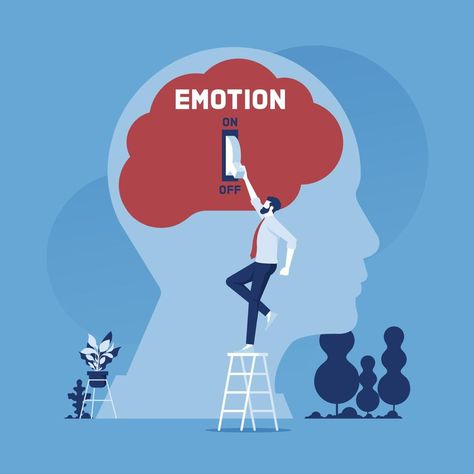 Men And Emotions, Emotional Intelligence At Work, Emotional Intelligence Poster, Emotion Illustration Feelings, Turn Off Emotions, Emotional Intelligence Illustration, Emotions Intelligence, Emotion Intelligence, Emotional Illustration