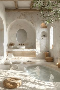 Luxury Bath Design Modern, House Inspiration Bathroom, Luxury Homes Dream Houses Interior, Pool Bathroom Design, Modern Bathroom Design Luxury, Bathroom Design White, Dream Bathrooms Rustic, Dream Bathroom Luxury, Mediterranean Bathrooms