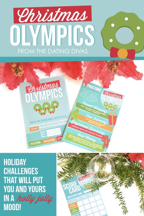 Christmas Competition with Christmas Olympics fun ideas for a Christmas party filled with family friend games and activities for couples! Fun group date night idea, too! #ChristmasOlympics #ChristmasCompetitions #christmasgames #partygameideas Ideas For A Christmas Party, Christmas Olympics, Friend Games, Games Adults, Christmas Competition, Diy Projects For Couples, Activities For Couples, Christmas Competitions, Olympic Party