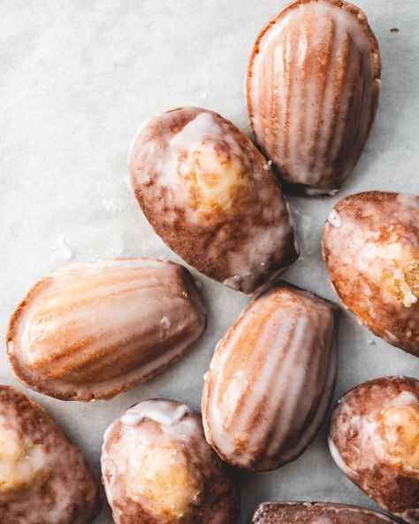 Madeleines — The Boy Who Bakes Madeleines Aesthetic, Blueberry Madeleines, Madeleine Recipes, The Boy Who Bakes, Ultimate Chocolate Chip Cookies, Cherry Topping, Salted Peanuts, Ultimate Chocolate Chip Cookie, Madeleine Cookie