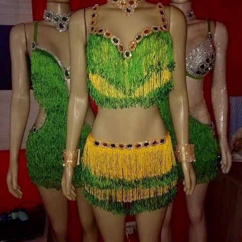 Professional Dancer, Samba Costume, Brazil Colors, Blue Dye, Professional Dancers, Dressed To Kill, Large Crystals, Colour List, Dance Outfits