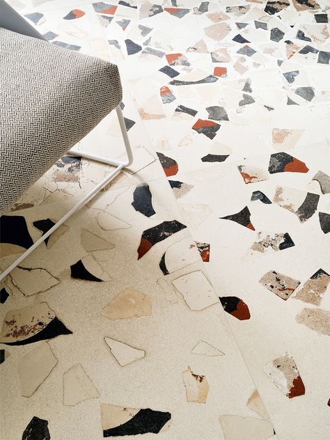 I Found a Way to Get Terrazzo Flooring for a Fifth of the Price Moodboard Fillers, Diy Terrazzo, Terrazzo Floors, Interior Tiles, Floor Pattern, Terrazzo Tile, Terrazzo Flooring, Feature Tiles, Tiles Design