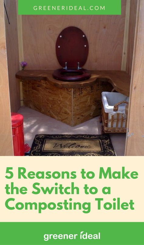 For those who are on the fence, and aren’t quite sure why a composting toilet is such a good idea, we’ve compiled a list of five excellent reasons why you should consider making the switch. Indoor Composting Toilet, Cabin Spa, Compost Toilets, Green Cities, Compost Toilet, Chicken Houses, Toilet Ideas, Composting Toilets, Eco Friendly Shopping Bags