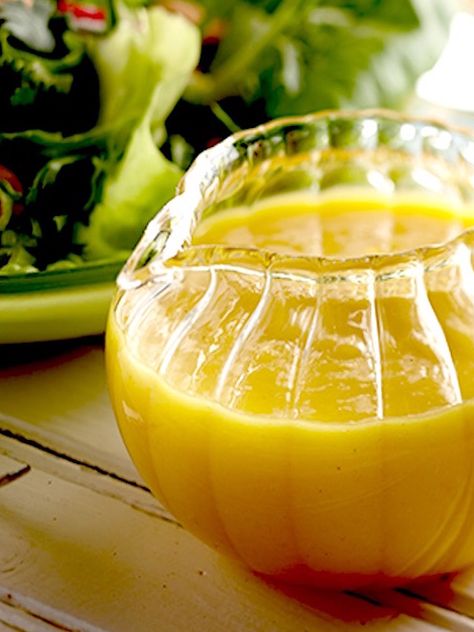 Recipe: Mango Vinaigrette Salad Dressing (using Dijon mustard and curry, blender or food processor) - Recipelink.com Mango Vinaigrette Dressing, Mango Vinaigrette, Mango Salad Dressing, Vinaigrette Dressing Recipe, Vinaigrette Salad, Salad Dressing Recipe, Spice Island, Salad Dressing Recipes Homemade, Vinaigrette Recipes