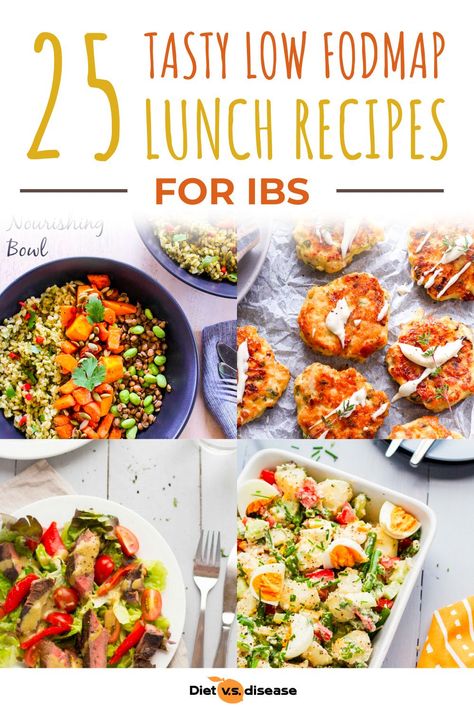 Are you stuck for low FODMAP lunch ideas? We’ve rounded up 25 tasty low FODMAP lunch recipes that will help keep you on track. Click the recipe title for the full recipe ingredients and cooking method. #dietitian #nutritionist #lowfodmap #nutrition #health Low Food Map Lunch Ideas, Fodmap Lunches For Work, Low Fodmap Quick Meals, Low Fodmap Lunches For Work, Low Fodmap Work Lunch, Low Fod Map Recipe, Fodmap Lunch Ideas Easy, Low Fod Map Lunches, Low Fodmap Bowl Recipes